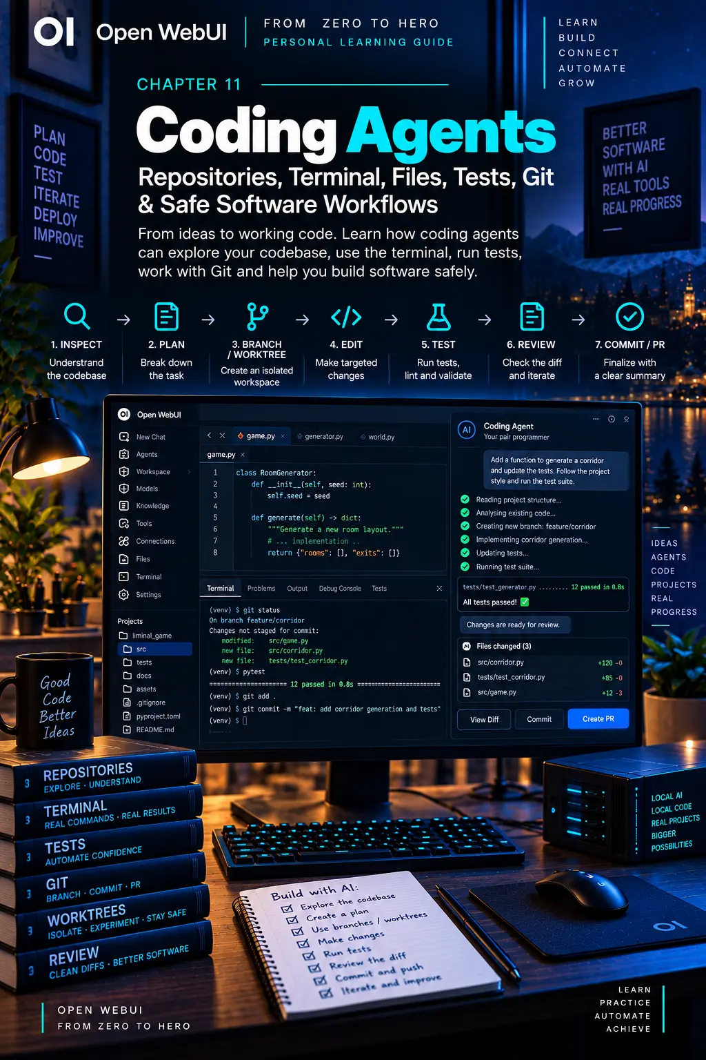 Cover of chapter 11: Coding Agents